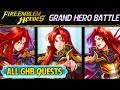 Fire Emblem Heroes - Grand Hero Battle: Julius ALL QUESTS F2P No SI Guide