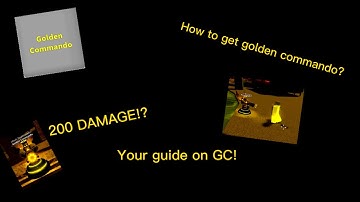 Golden Commando / TBBF Showcase / Roblox