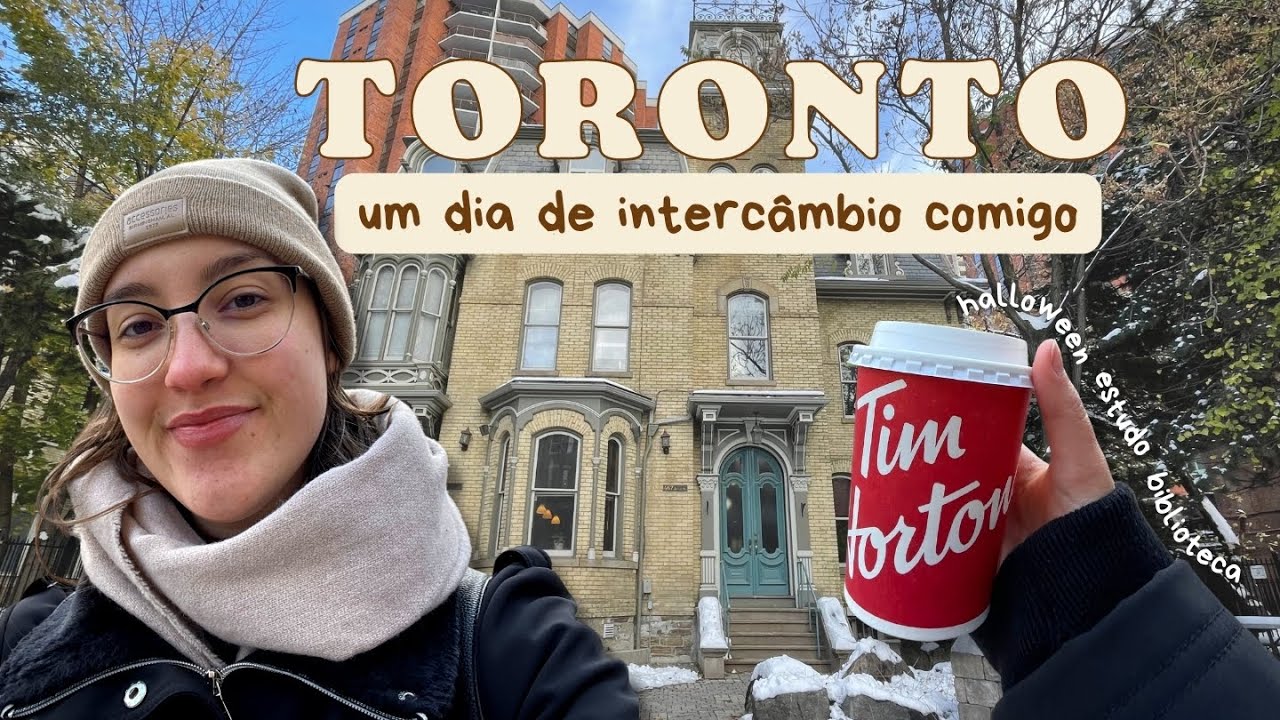 COMO É UM DIA DE INTERCÂMBIO DE INGLÊS NO CANADÁ 🇨🇦 📚  | VLOG DE INTERCÂMBIO ✈️ 🧳