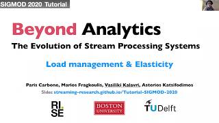 Beyond Analytics: the Evolution of Stream Processing Systems (SIGMOD'20 Tutorial) - PART 5