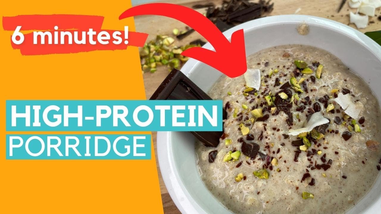 Programmers' Breakfast of Choice Healthy High Protein Oatmeal Porridge Ready in 6 Minutes