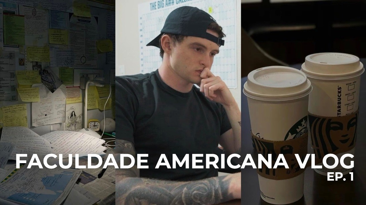 48 horas para escrever 6 redações (faculdade americana) | study vlog