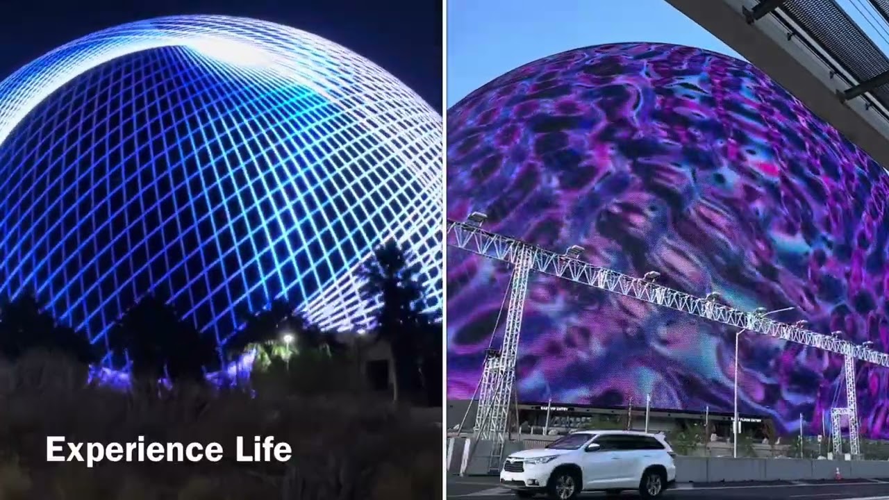Daylight Brilliance vs. Nighttime Splendor: Sphere Las Vegas Showdown