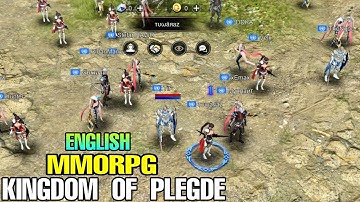 KINGDOM THE BLOOD PLEDGE MMORPG RELEASE ENGLISH Open world Android & IOS