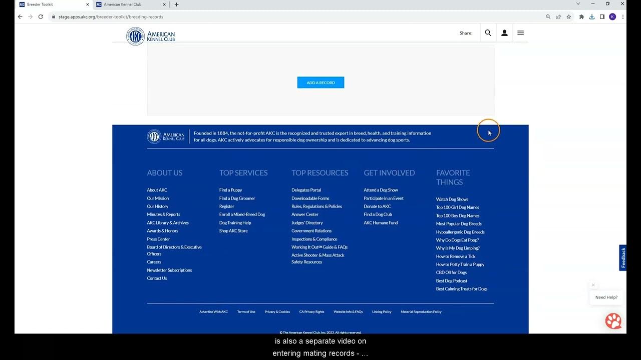 AKC Breeder Toolkit Series Preparing for an Inspection YouTube