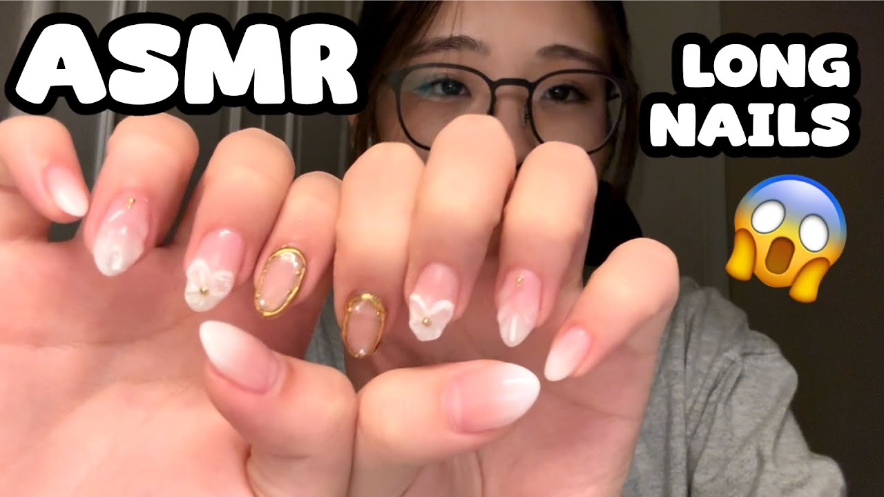 ASMR but I finally got my nails done…? 🥱