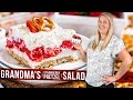 Grandma&#39;s Strawberry Pretzel Salad