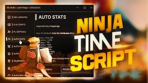 Ninja Time script – (Fast Kill, Autofarm Bosses)