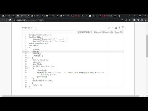 Count the Holidays   CodeChef   solution