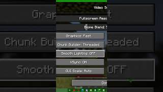 Best Minecraft FPS Settings