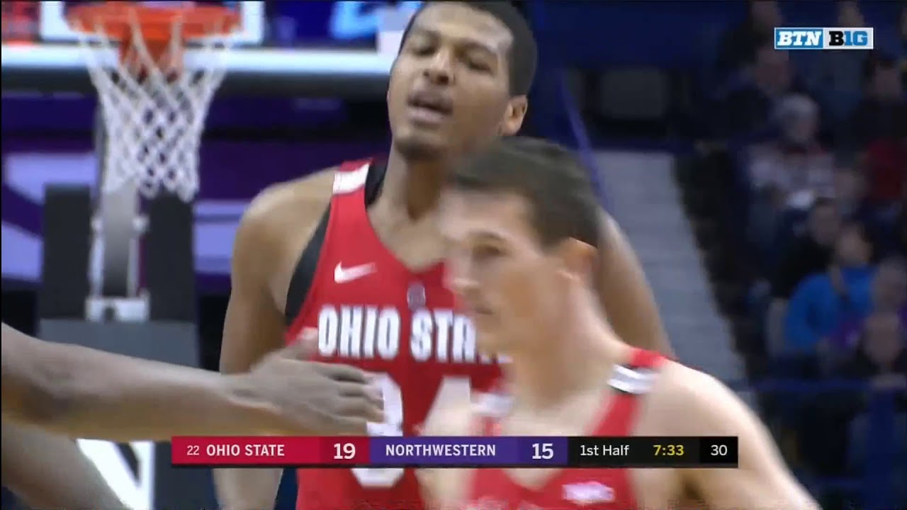 (NCAAM) #22 Ohio State Buckeyes at Northwestern Wildcats in 40 Minutes (1/17/18)