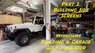 Retractable DIY Garage Golf Simulator - Part 1