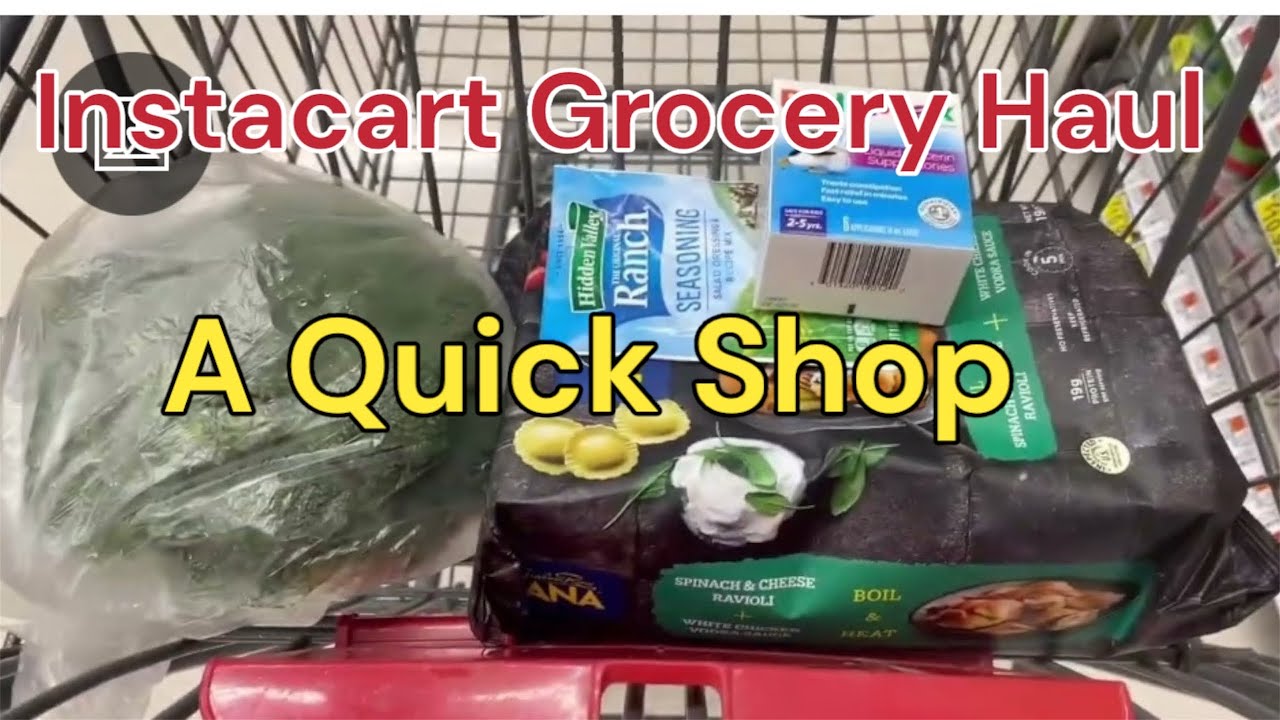 An Instacart Grocery Haul: Simple Moments in Motion 