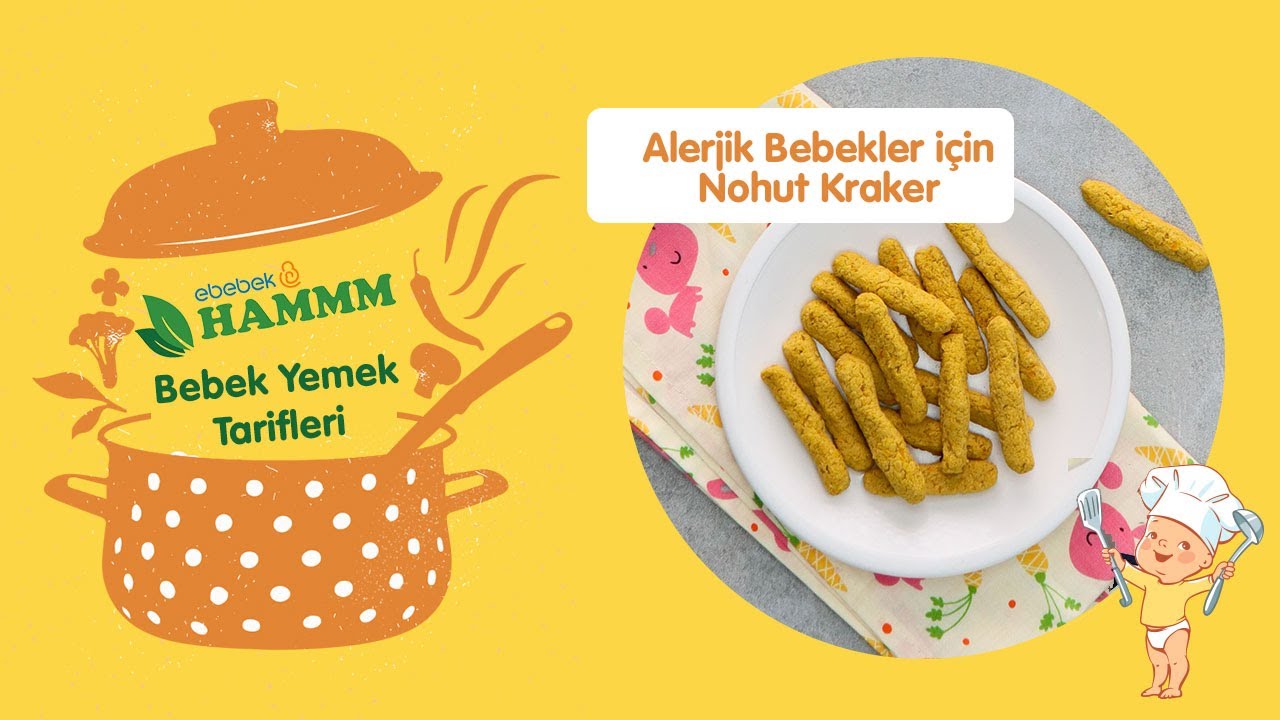 Alerjik Bebekler için Nohut Kraker | Bebek Yemek Tarifleri – Hammm Vakti