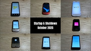 Startup & Shutdown - All Working Phones October 2025