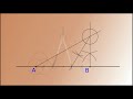 Деление отрезка циркулем на три части. How to divide a given segment into three parts by a compass.