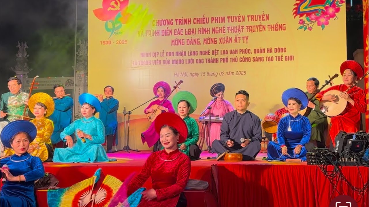 Sắc Đẹp Ngày Xuân - Tuyết Tuyết & Clb Hát văn và Hát Chầu văn Hà Nội | Lễ hội đầu xuân làng Vạn Phúc