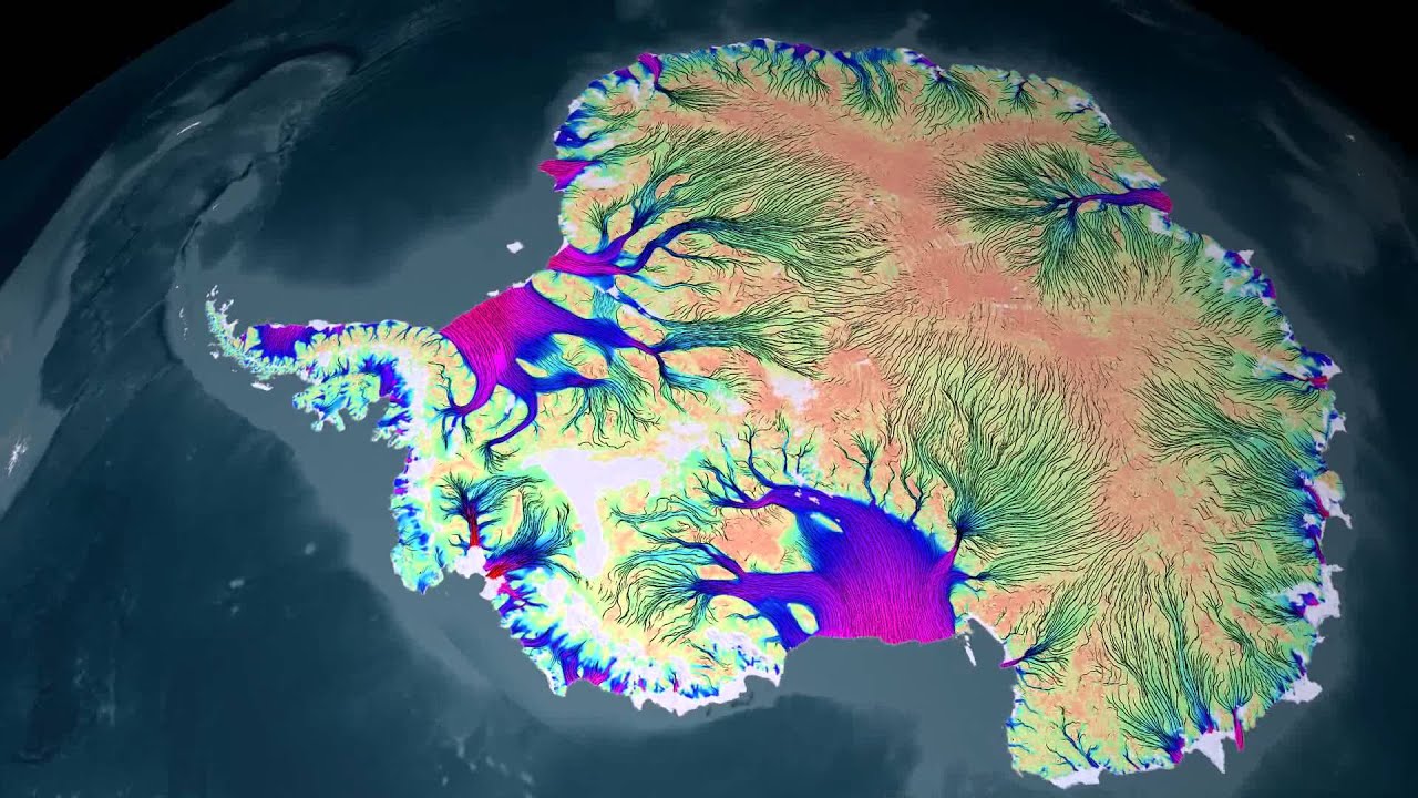 First Complete Map of Antarctic Ice Flows [1080p] - YouTube