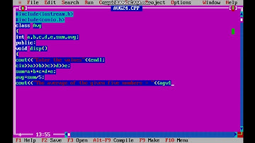 A c++ program to calculate average.