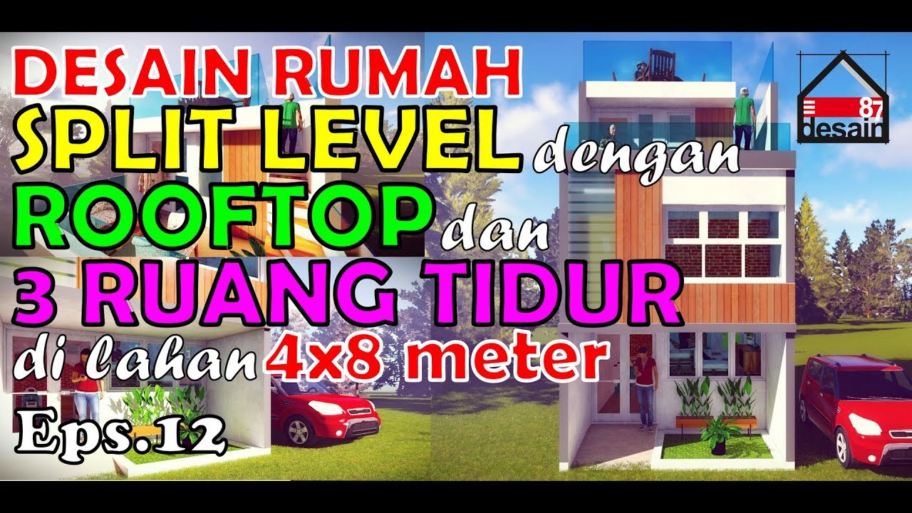 Inspirasi Gambar Desain  Rumah  4x8  Informasi Desain  dan 