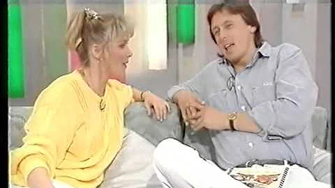 Cheryl Baker demonstrates the perils of wearing a ...
