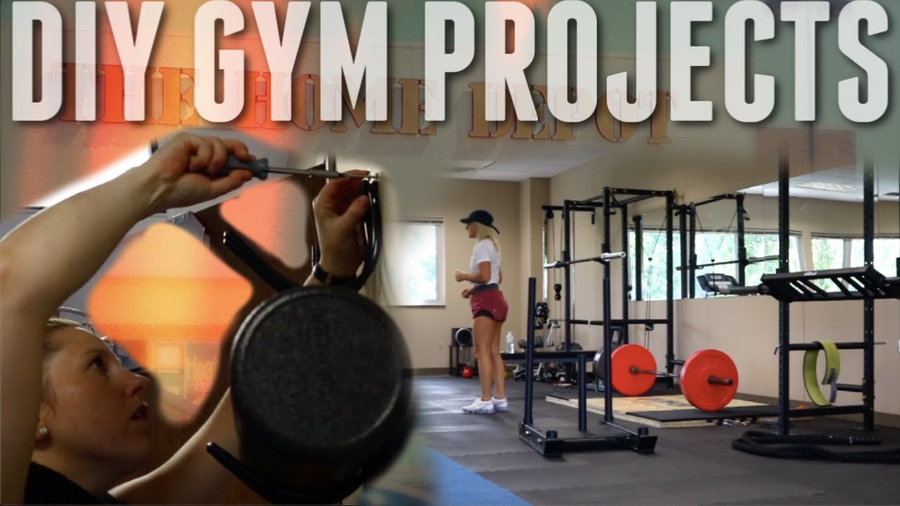 DIY Gym Foam Roller Rack Gym Storage YouTube