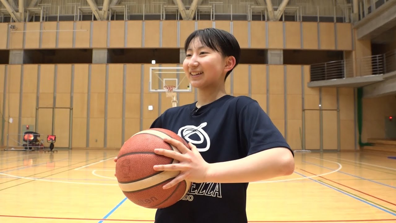 ジュニアウインターカップ最優秀賞！女子中学生バスケットボール選手＜前編＞