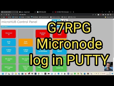 G7RPG-Micronode -Log in Using Putty