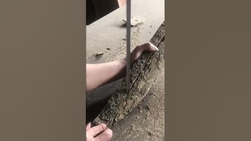 How to-Build off the excess wood with a crude iron wire that easily splits in two, #shorts