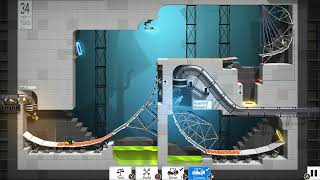 Bridge Constructor Portal - Level 34