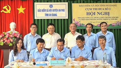 Cụm thi đua số 2 Bảo hiểm xã hội tỉnh An Giang tổng kết công tác thi đua, khen thưởng năm 2023