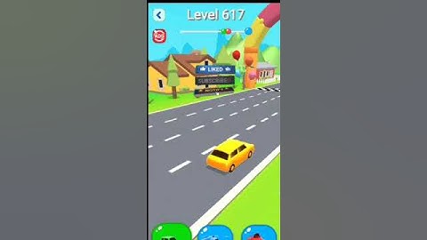 3D shape-shifting#runing#car game level=617#shorts #video