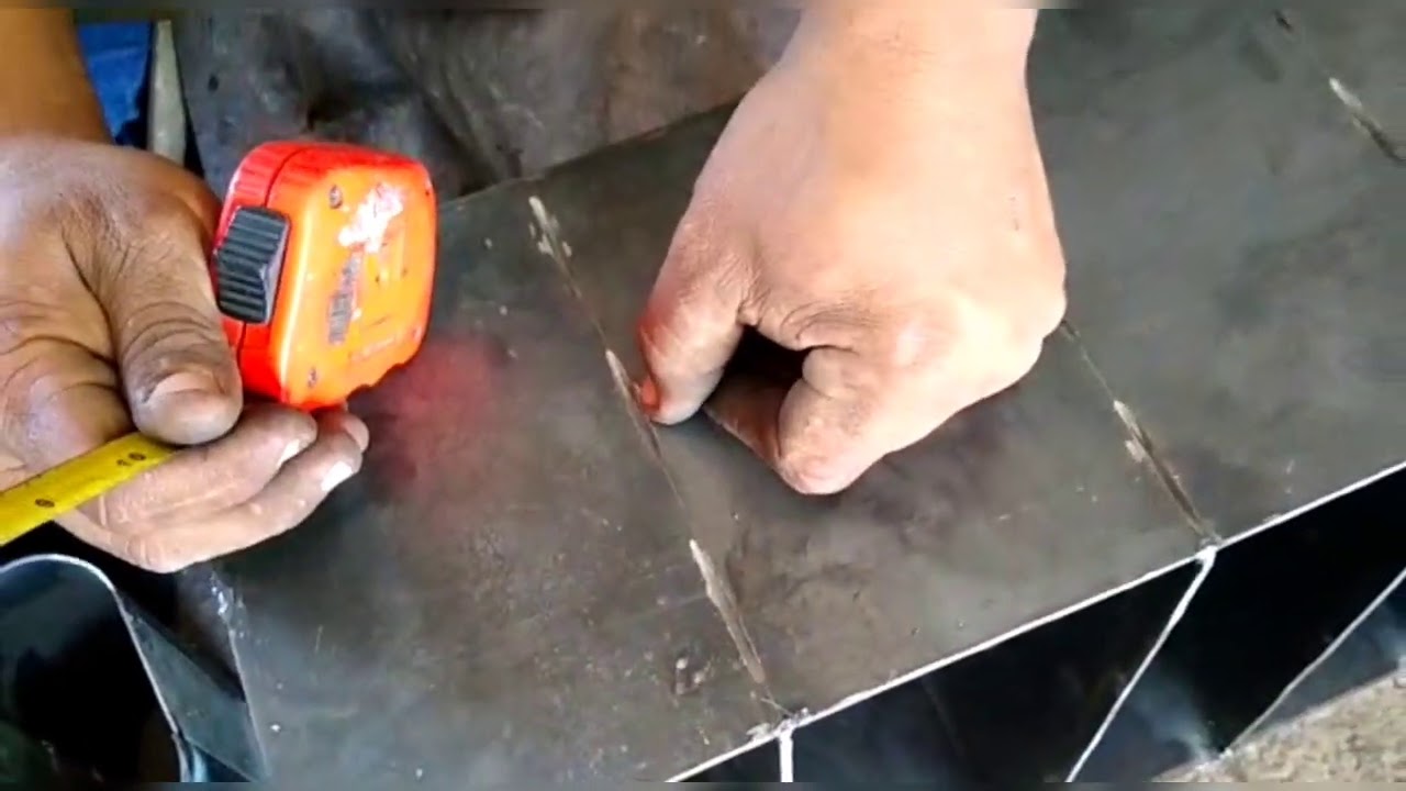 (Parte1)da fabricação da maquina poedeira de blocos começando pela forma.