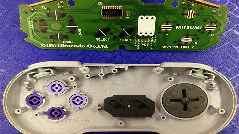 Super Nintendo Controller Disassembly and Cleaning Tutorial