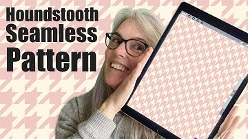 Procreate Pattern Brushes: Houndstooth Seamless Pattern