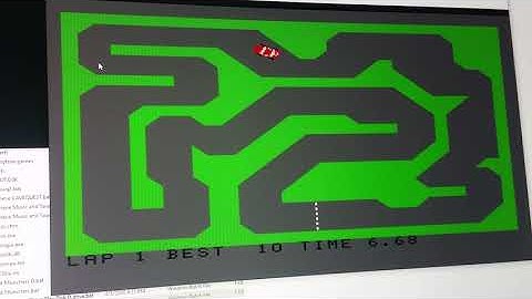 My Car Game. geneve 9640 emulated. No longer TI-99/4a friendly