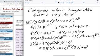 Section 4 3 Chain rule