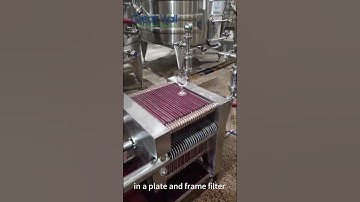 On-site filtration of red wine using a plate and frame filter. #filter #wine #winefilter #filter