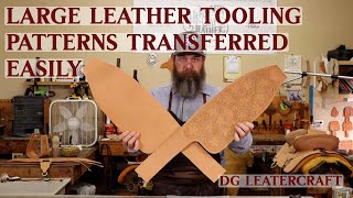 Large Leather Tooling Patterns Transferred Easily