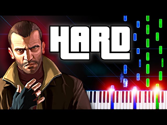 Grand Theft Auto IV Theme - Piano Tutorial