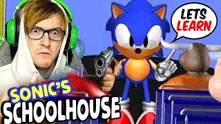 The sonic game that Baldi's Basics was based off of - Sonic's Schoolhouse