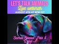 Lets talk about animals webinar from august 2023 with sherri divband