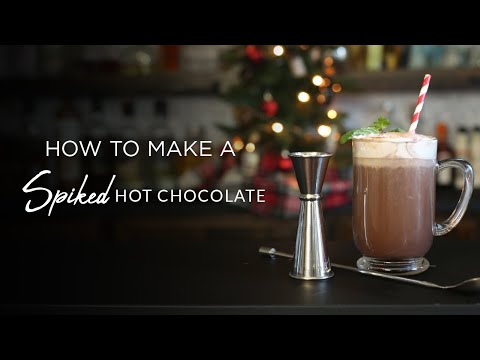 Cara membuat Peppermint Schnapps Hot Chocolate