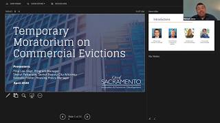 The City's temporary moratorium on commercial evictions | COVID-19 Business Video Series
