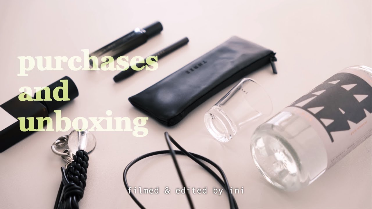 my latest purchases and unboxing / 最近買ったもの / 購入品開封 / 香りもの /ジン / 日用品 /  THREE / _Fot / LIBERTY