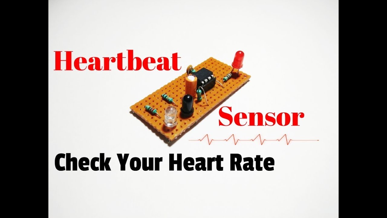 HeartBeat Sensor Circuit..Heart Rate Monitor..Simple IR Pulse Sensor