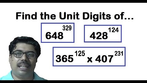 #VSO14, Vidyasagar Science Olympiad, MATHEMATICS, LEVEL 1, Cyclicity of Numbers,