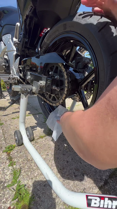 Beau temps = nettoyage du Z ✨ #kawasaki #moto #z750