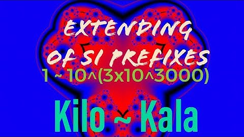 Extendeing Of Si Prefixes: 1e3 - 1e3e3e3