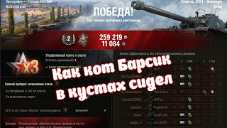 Как кот Барсик в кустах сидел ⚔️ 7100 насвета ⚔️ ЛУЧШИЕ БОИ WOT